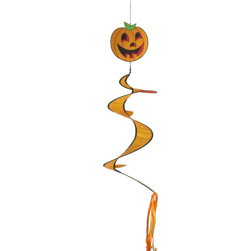 Vintage Halloween Pumpkin Spiral Wind Spinner Decor - Picture 6 of 6